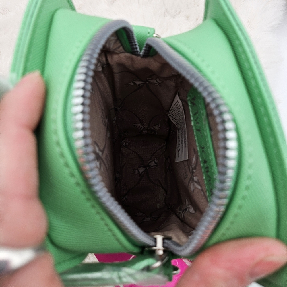 Betsey Johnson green goddess tropical elixir novelty smoothie faux leather‎ bag - Picture 5 of 8